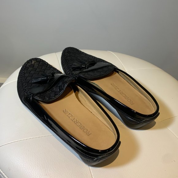 Robert Zur Black Leather Shoes - Picture 1 of 5